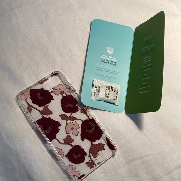 Kate Spade iPhone case clear floral 8/7/6s/6plus - Picture 5 of 16